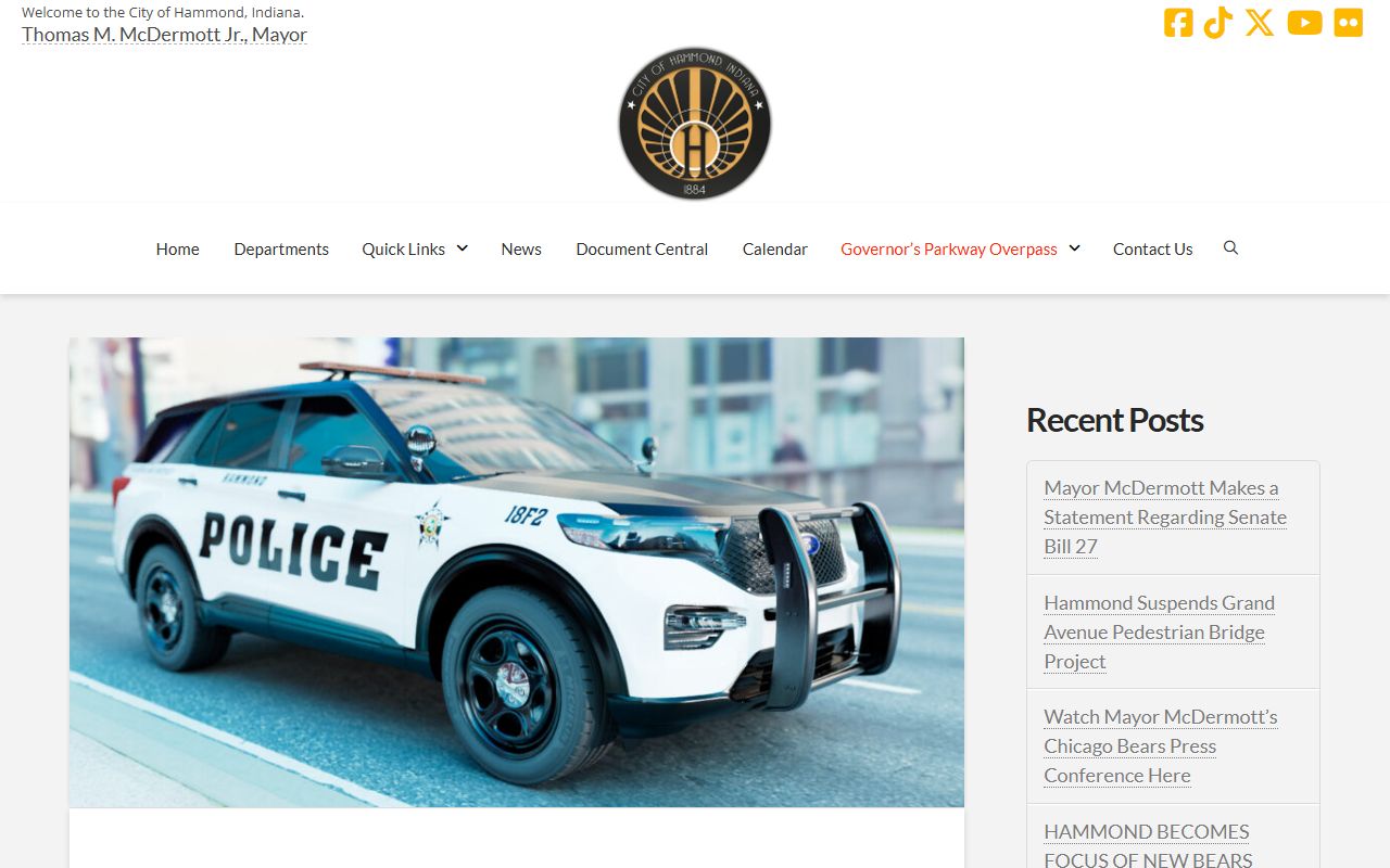 Hammond busted mugshots police department page