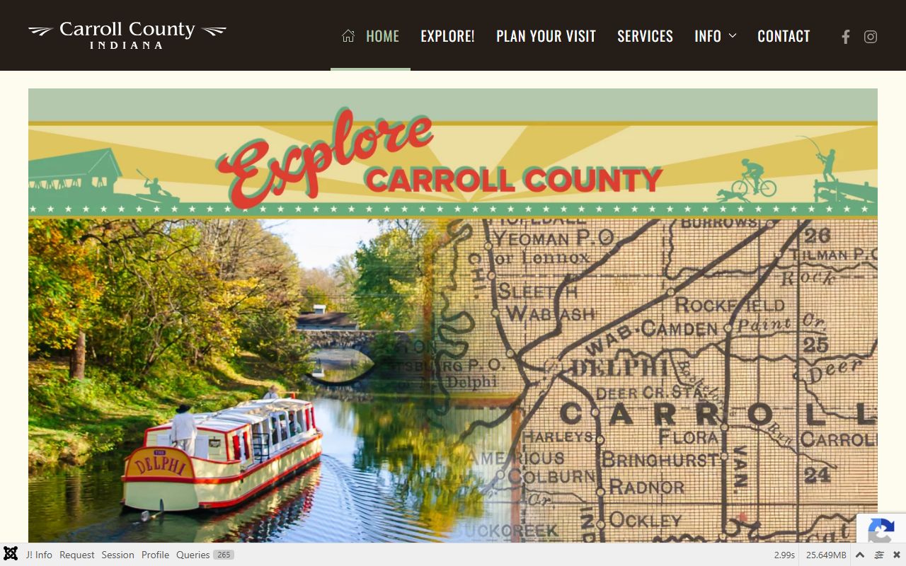 Carroll County government website for busted mugshots information