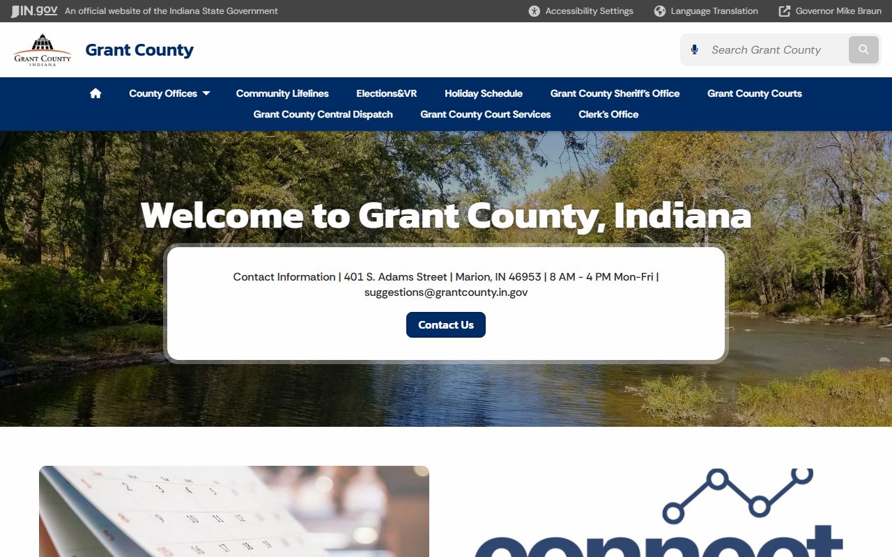 Grant County government website for busted mugshots information